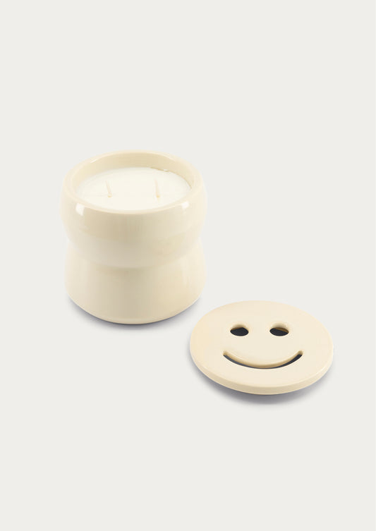 Shape 02.01 Chalk - SCENTED CANDLE with natural refillable wax.