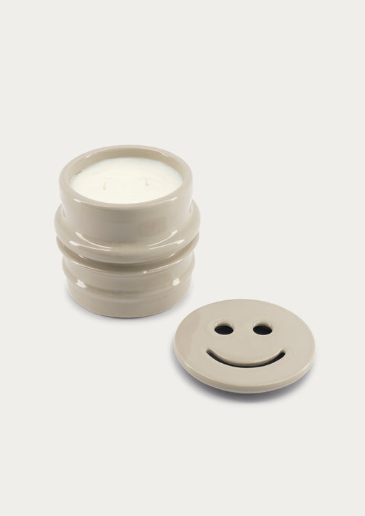 Shape 03.01 Concrete - SCENTED CANDLE with natural refillable wax.